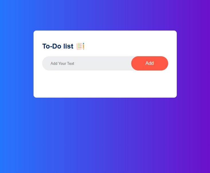To-Do List app screenshot